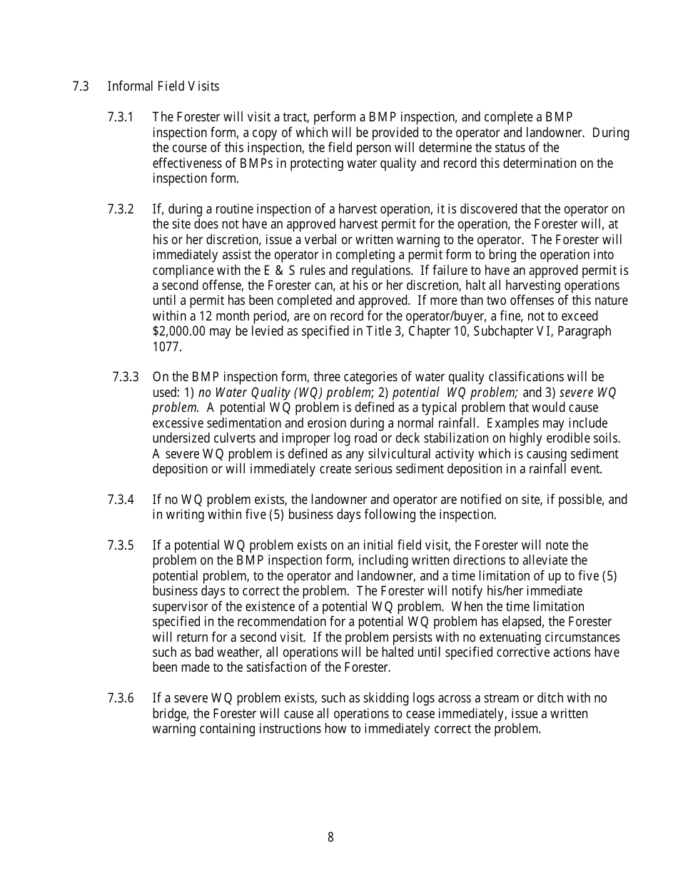 Notification Form and Permit - Delaware, Page 10