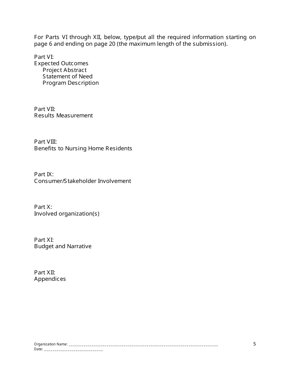 Cmp Request Form - Long Term Care Residents Trust Fund - Delaware, Page 5