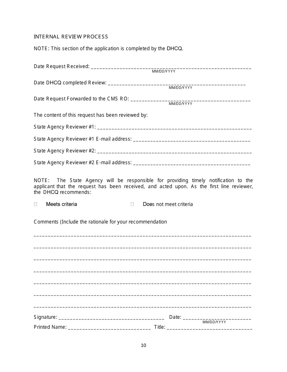 Instructions for Cmp Request Form - Long Term Care Residents Trust Fund - Delaware, Page 11