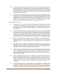 Sample Professional Services Agreement for Residential Habilitation, Day Program Services and/or Clinical Services - Delaware, Page 11