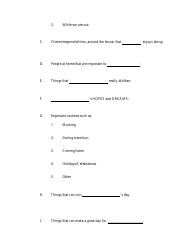 Elp Personal Profile Form - Delaware, Page 3