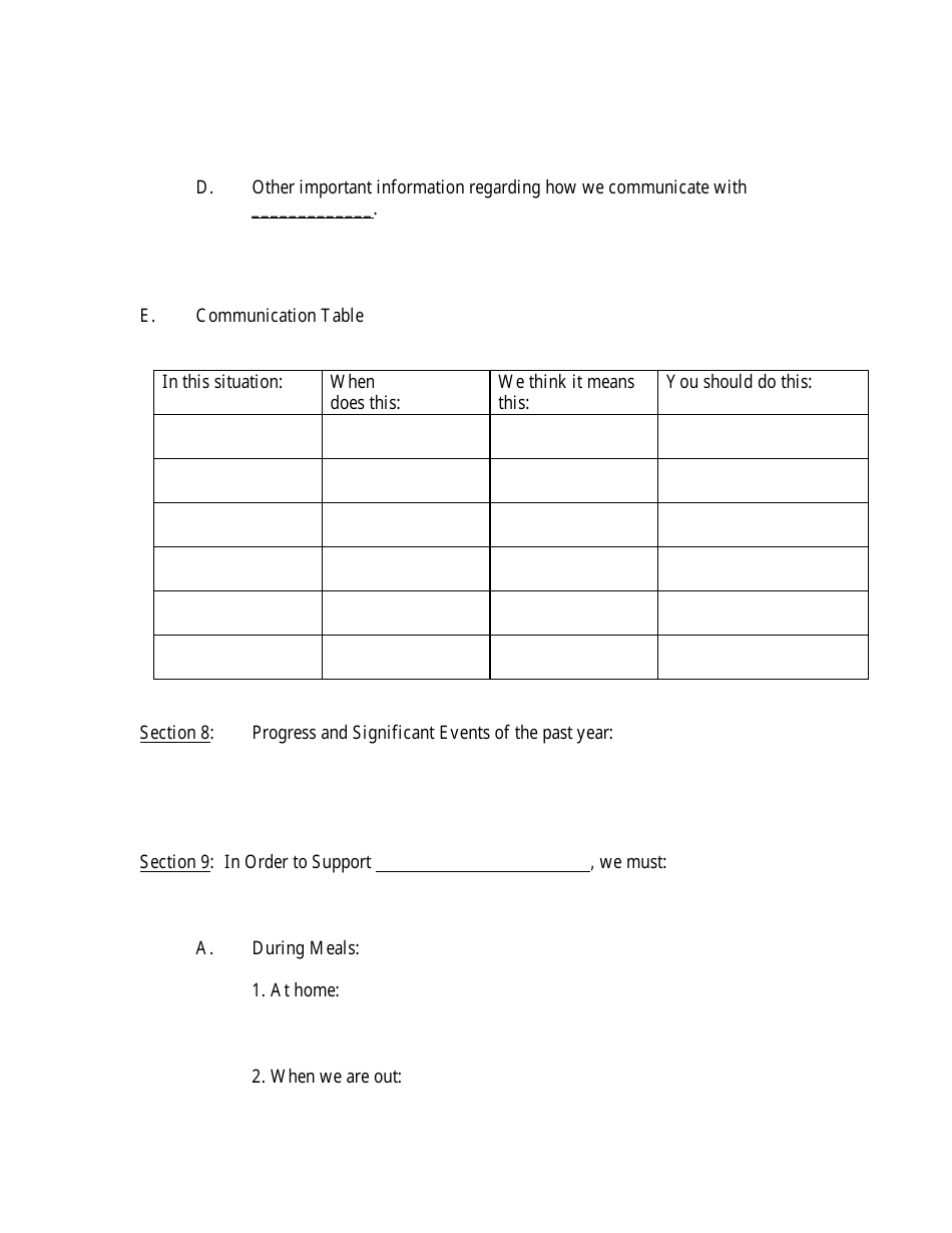 Elp Personal Profile Form - Delaware, Page 5