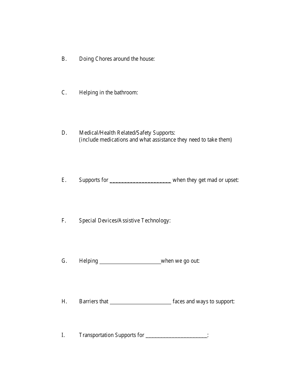 Elp Personal Profile Form - Delaware, Page 6