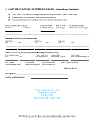 Form COB-003 Coordination of Benefits Questionnaire Form - Delaware, Page 2