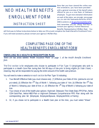 Health Benefits Enrollment Form - Delaware, Page 3