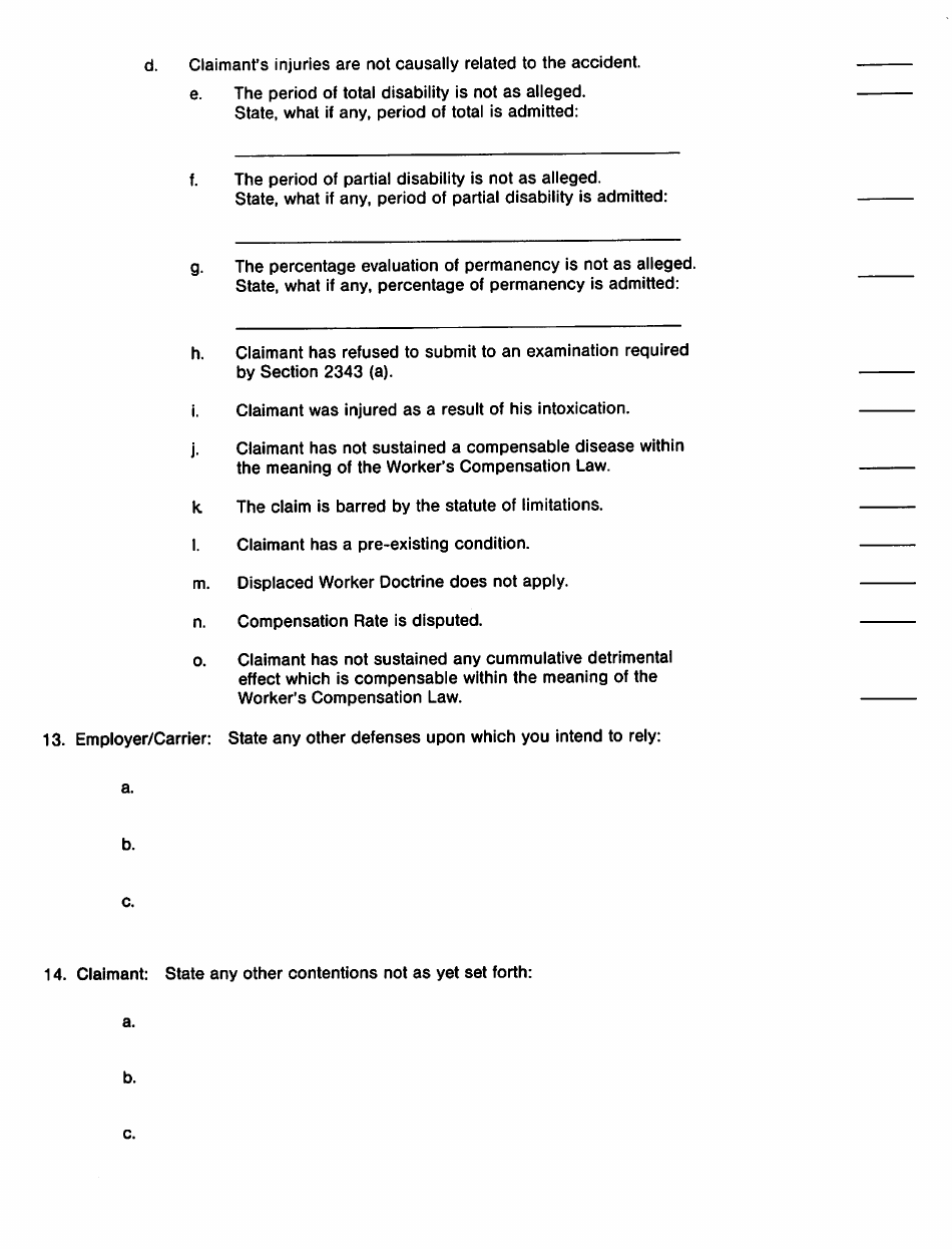 Delaware Pre-trial Memorandum - Fill Out, Sign Online and Download PDF ...