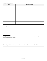 Customized Employment Assessment Form - Delaware, Page 3