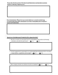 Assistive Technology and Accommodation(S) Assessment Form - Delaware, Page 2