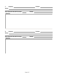 Community Based Work Assessment Form - Delaware, Page 4