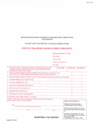 Form UC-8 Employer&#039;s Quarterly Report Forms - Delaware, Page 5