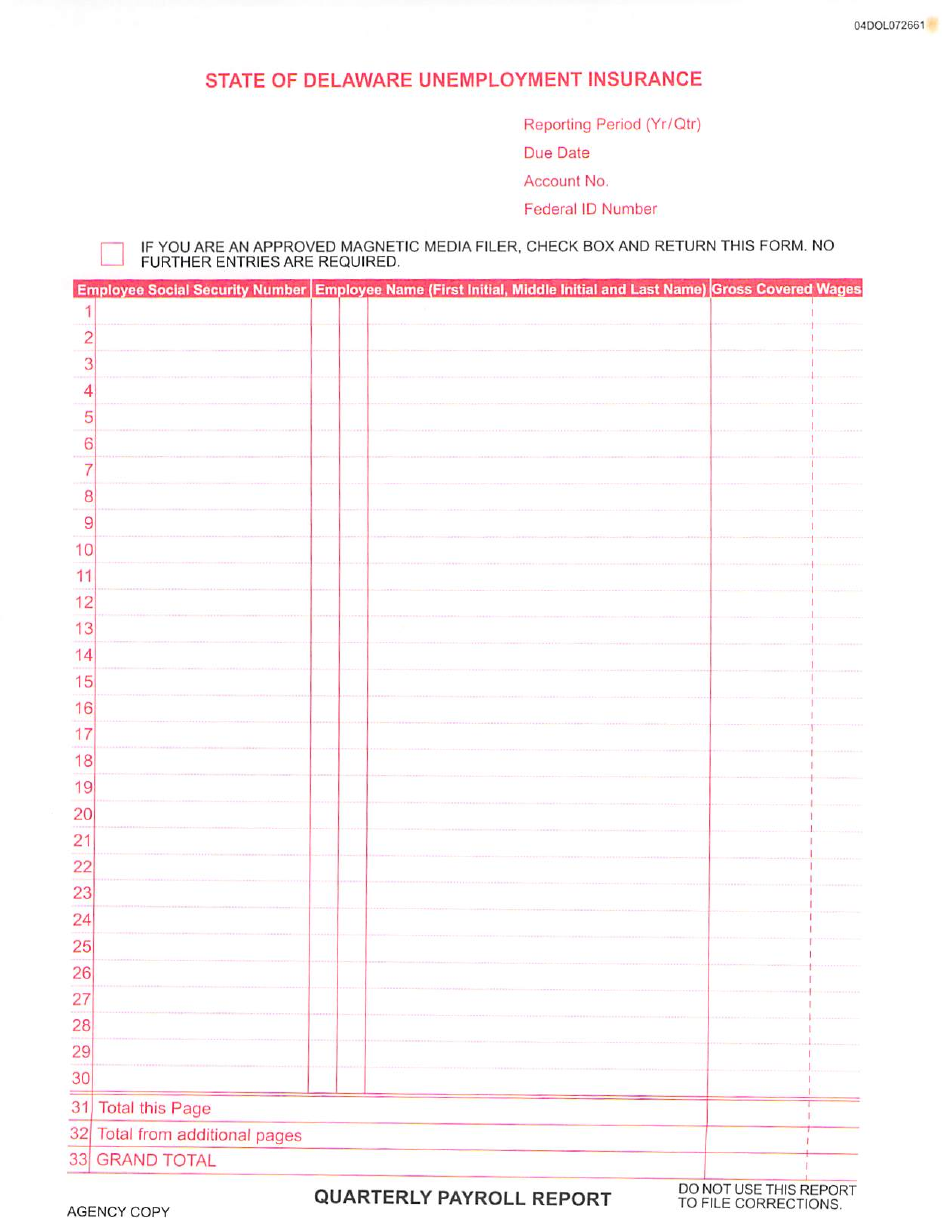 Form UC-8 - Fill Out, Sign Online And Download Printable PDF, Delaware ...