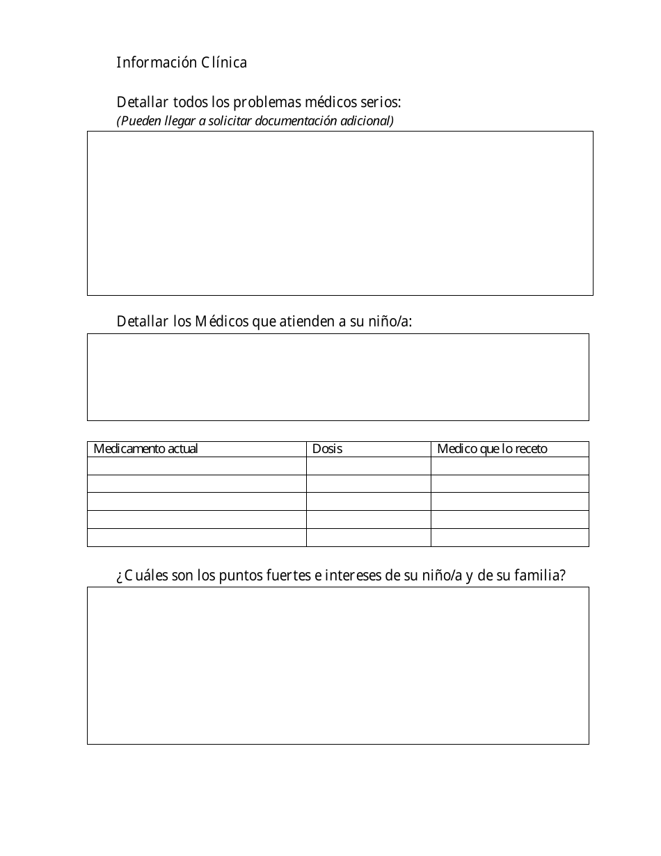 Pedido De Consulta Para Servicios De Admision, Nivel De Servicios Mas Elevado - Delaware (Spanish), Page 3