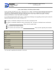 Rate Certification Form - Day Treatment - Delaware, Page 3