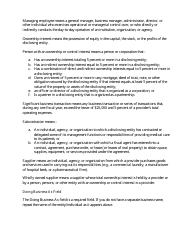 Instructions for Provider Disclosure Statement Form - Delaware, Page 2