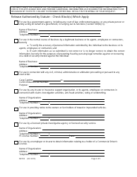 Form MV703 Personal Information Release Form - Delaware, Page 2
