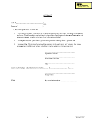 Initial Application Form - Debt-Management Services License - Delaware, Page 6