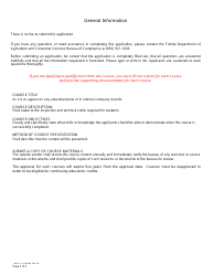 Form FDACS-03586 Lp Gas Continuing Education Course Approval Application - Florida, Page 2