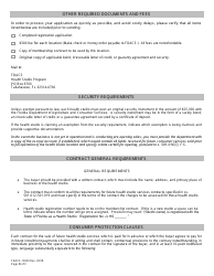 Form FDACS-10300 Health Studio Registration Application - Florida, Page 4