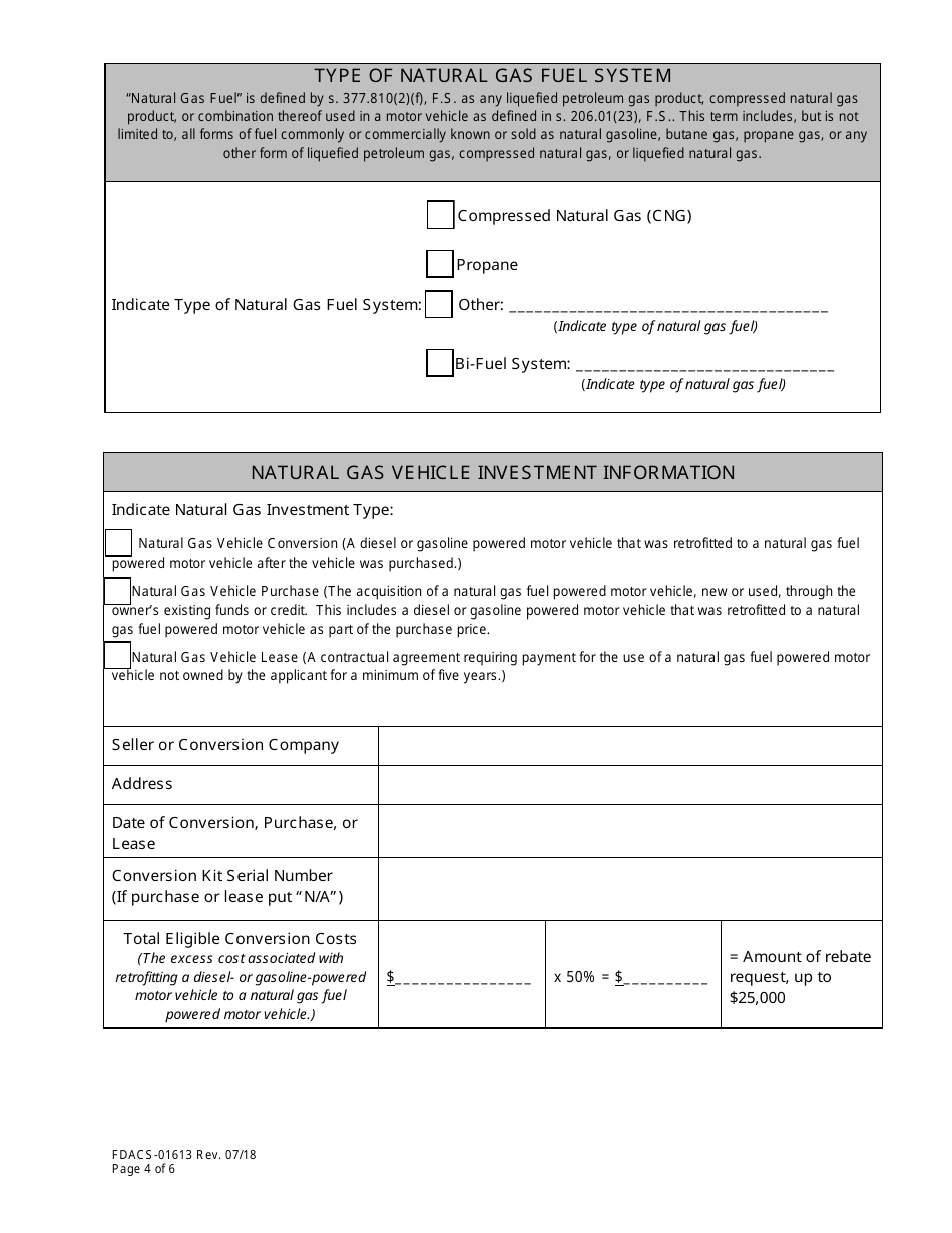 Form FDACS-01613 - Fill Out, Sign Online and Download Fillable PDF ...