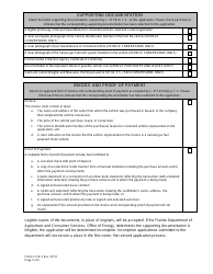 Form FDACS-01613 Local Government Natural Gas Vehicle Rebate Program Application - Florida, Page 5