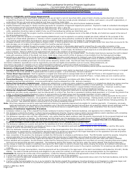 Form FDACS-11386 Longleaf Pine Landowner Incentive Program Application - Florida, Page 2