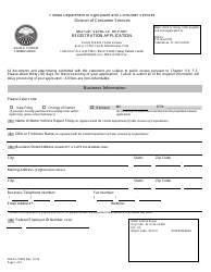 Form FDACS-10900 Motor Vehicle Repair Registration Application - Florida, Page 4