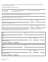 Form FDACS-10900 Motor Vehicle Repair Registration Application - Florida, Page 5