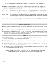 Form FDACS-10900 Motor Vehicle Repair Registration Application - Florida, Page 6