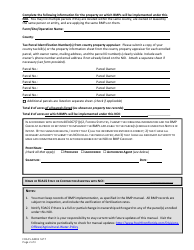 Form FDACS-04002 Notice of Intent to Implement Water Quality/Quantity Bmps - Florida, Page 2