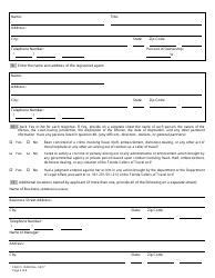 Form FDACS-10200 Sellers of Travel Registration Application - Florida, Page 8