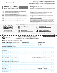Document preview: Form DC2-364 Money Order Deposit Form - Florida