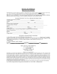 Document preview: Form DEO-A100(E) Notice of Appeal - Florida
