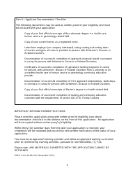 DOEA Form ADRD-001 &quot;Application for Nursing Home Training Provider Certification - Alzheimer's Disease or Related Disorders Training&quot; - Florida, Page 3