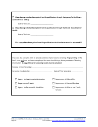 DOEA Form 236 Affidavit of Compliance - Employee - Florida, Page 5