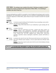 DOEA Form 236 Affidavit of Compliance - Employee - Florida, Page 6