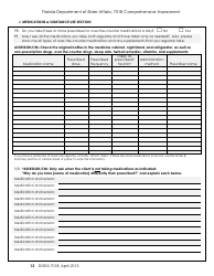 DOEA Form 701B &quot;Comprehensive Assessment&quot; - Florida, Page 13