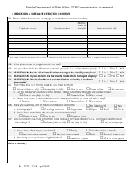 DOEA Form 701B &quot;Comprehensive Assessment&quot; - Florida, Page 14