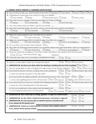 DOEA Form 701B &quot;Comprehensive Assessment&quot; - Florida, Page 4