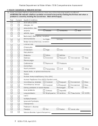 DOEA Form 701B &quot;Comprehensive Assessment&quot; - Florida, Page 7