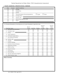 DOEA Form 701B &quot;Comprehensive Assessment&quot; - Florida, Page 8