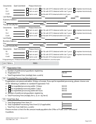 DOEA/SPGO Form 001 &quot;Professional Guardian Registration Form&quot; - Florida, Page 3