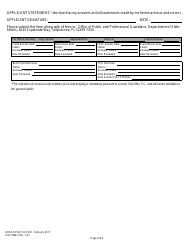 DOEA/SPGO Form 001 &quot;Professional Guardian Registration Form&quot; - Florida, Page 4
