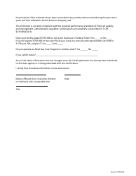 Annual Information Certification Form - Adult Care Food Program (Acfp) - Florida, Page 2