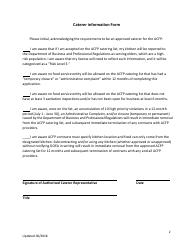 &quot;Catering Information Form - Adult Care Food Program (Acfp)&quot; - Florida, Page 2