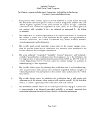Food Service Management Contract - Florida, Page 4