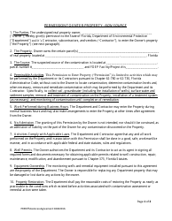 Document preview: Permission to Enter Property - Non-source - Florida