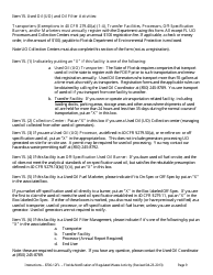Instructions for DEP Form 8700-12FL &quot;Florida Notification of Regulated Waste Activity&quot; - Florida, Page 9
