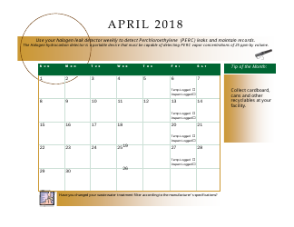 &quot;Perchloroethyle Dry Cleaner Compliance Calendar&quot; - Florida, Page 11