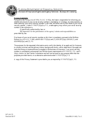 Form DFS-H2-72 Public Adjuster&#039;s Bond - Florida, Page 2