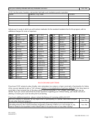 Form DFS-H2-591 Mediator Application - Florida, Page 2